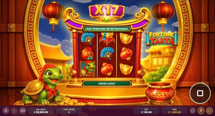Fortune Tarta - mód Free Spins le iolraitheoir
